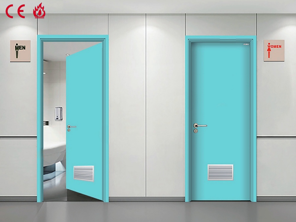 Steel doors for bathrooms
