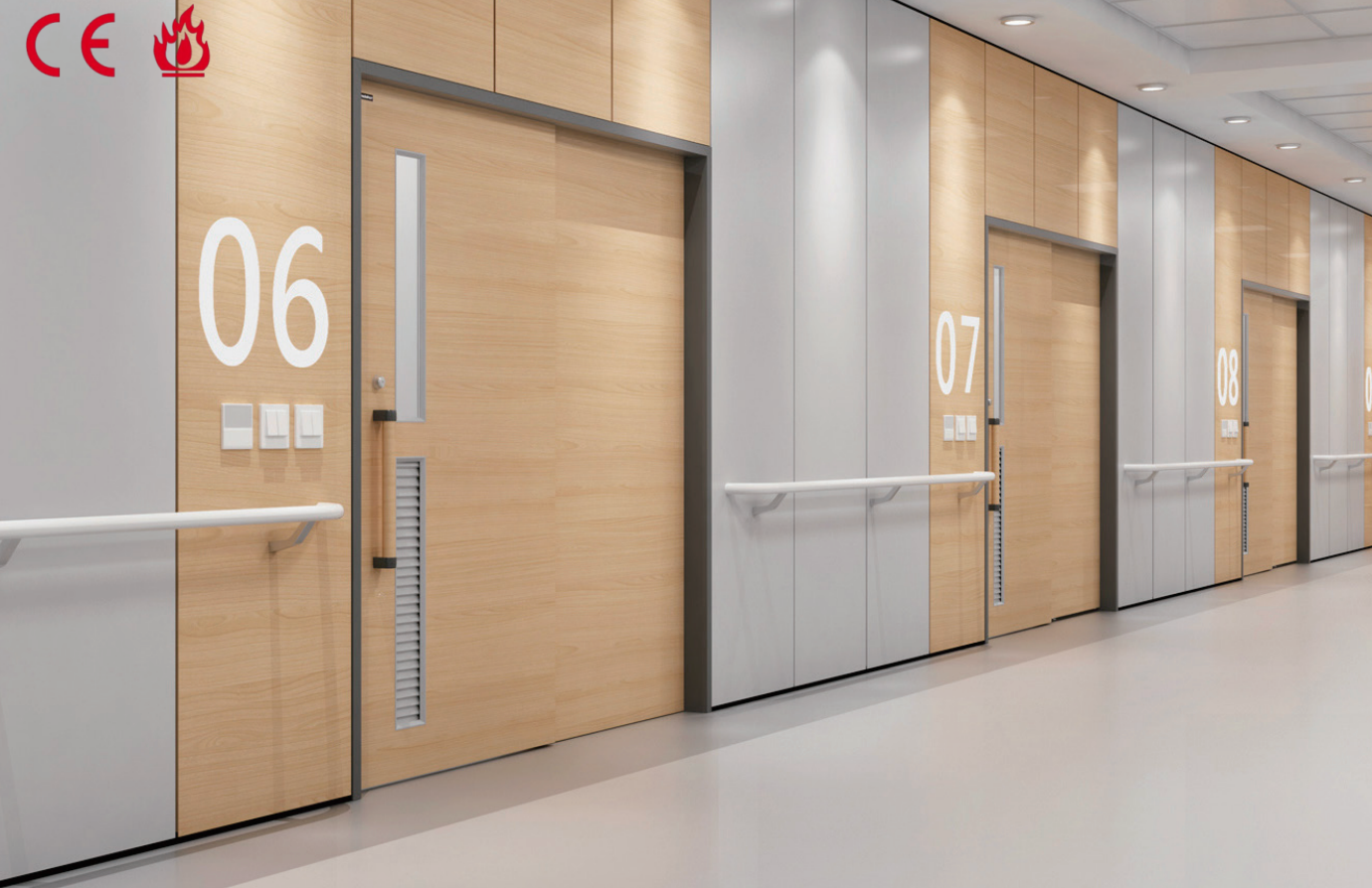 Sealed electric door Radiation-proof electric door