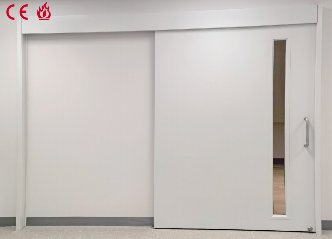 Semi-automatic Manual sliding door