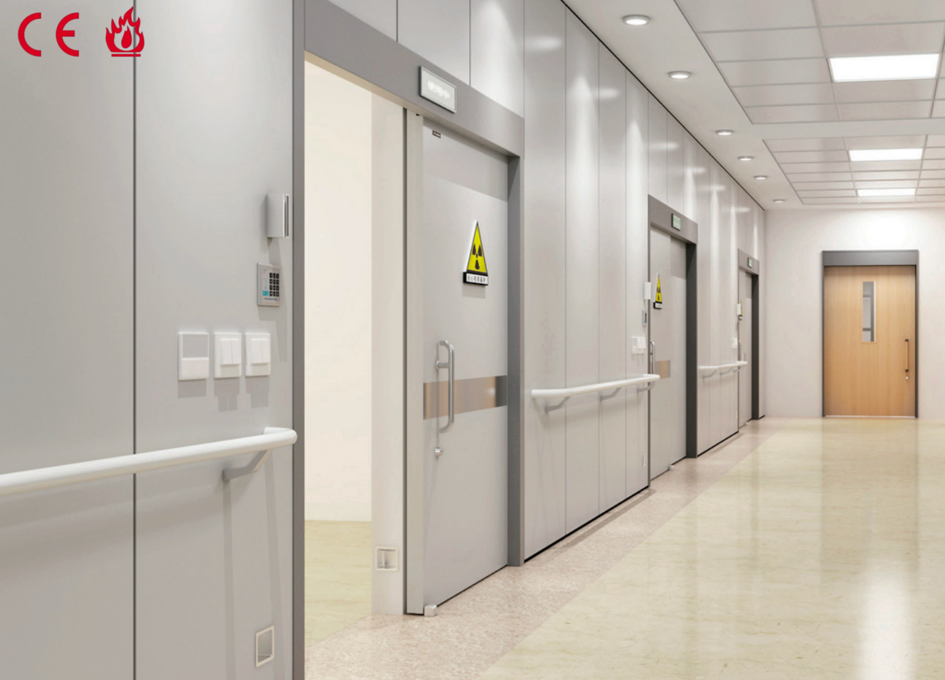 Hermetic Radiation-Shielded Doors